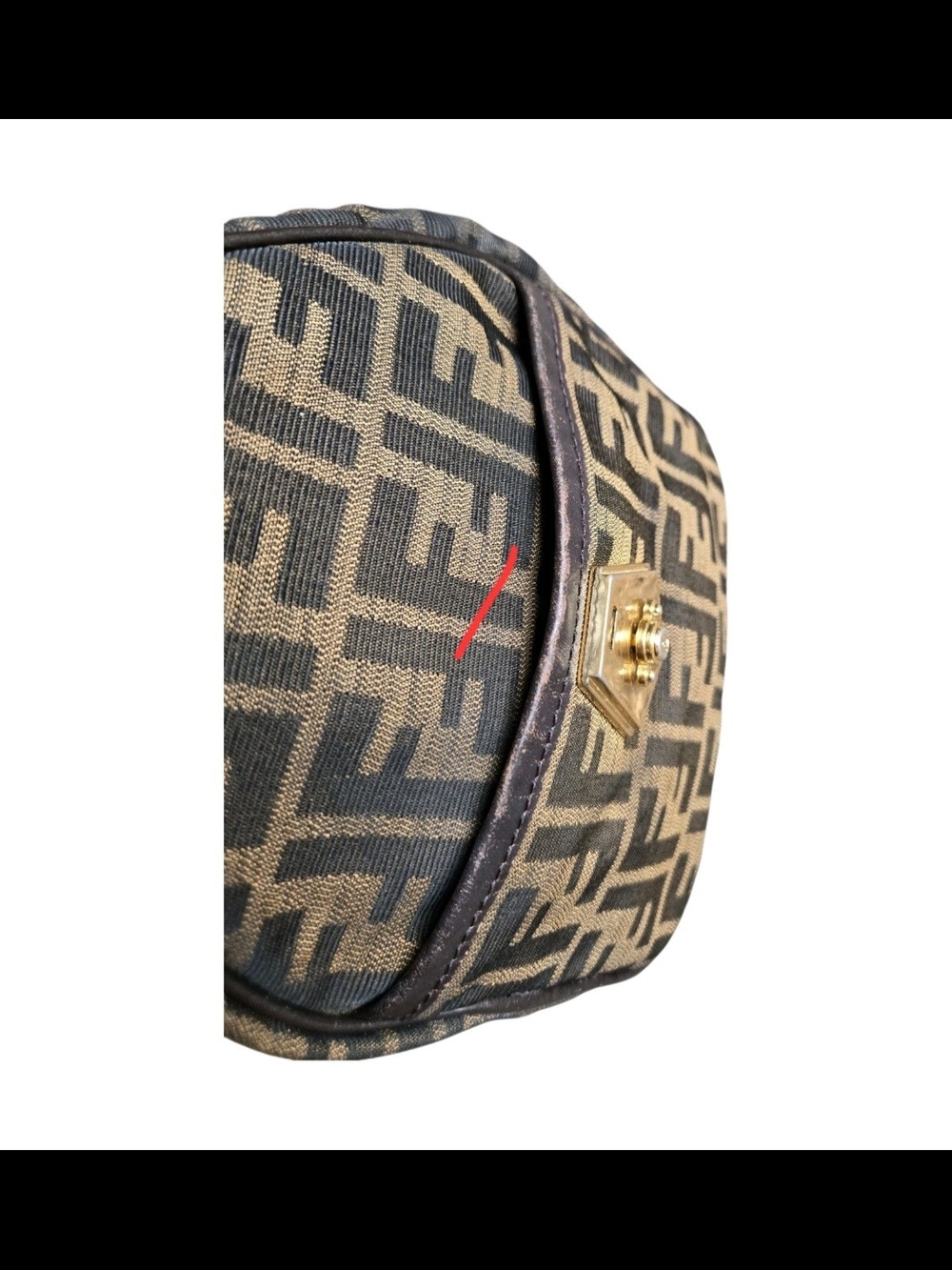 Fendi Zucca Canvas Satchel in Brown - Picture 7 of 16
